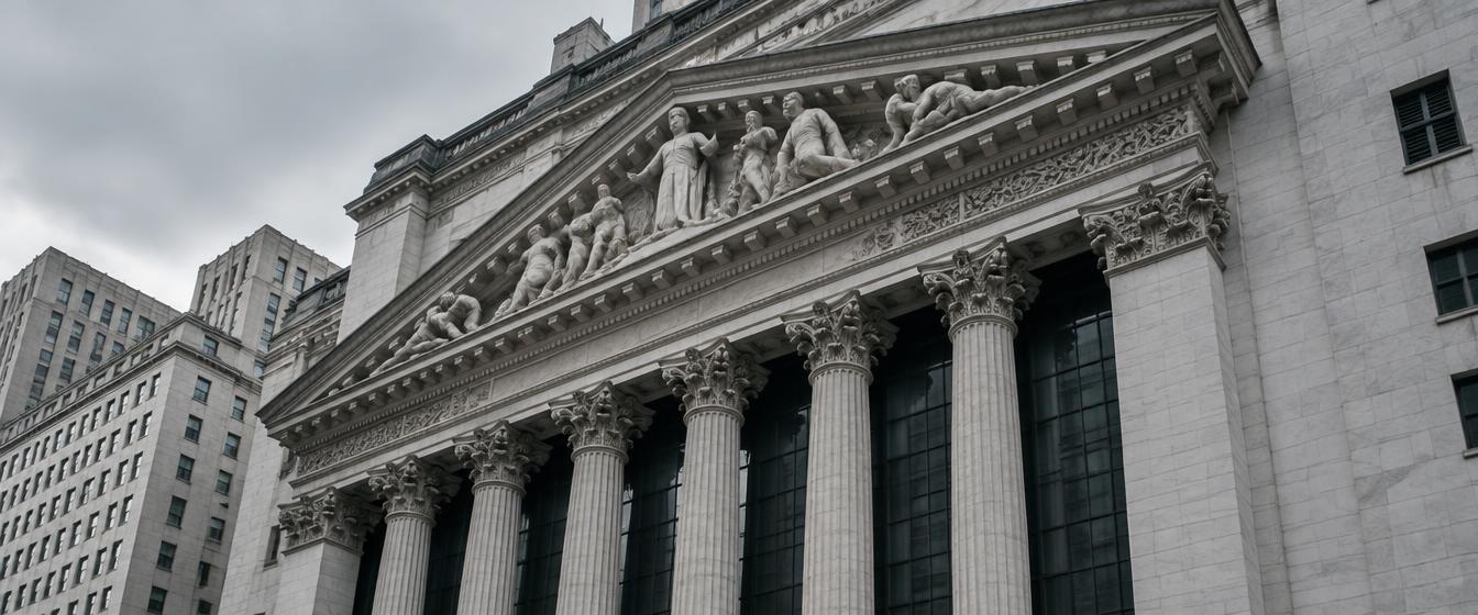 Facade of the New York Stock Exchange