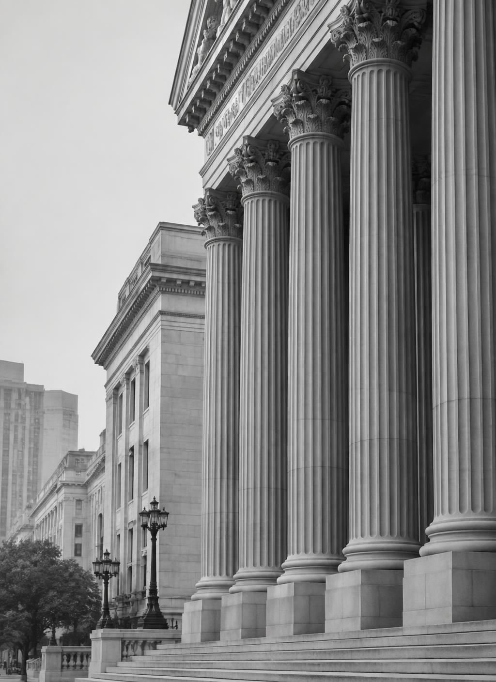 Classical Wall Street architecture